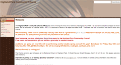 Desktop Screenshot of hpchorus.org