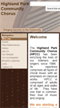 Mobile Screenshot of hpchorus.org